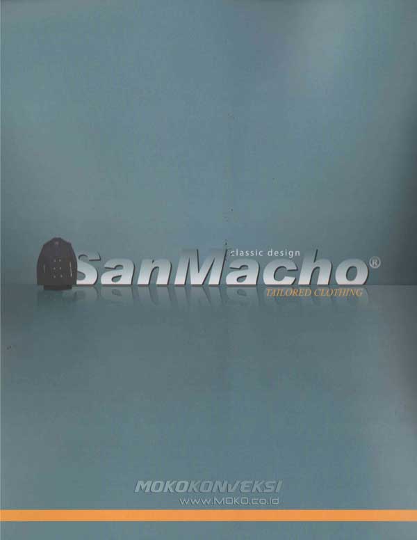 Backcover Kain Baju Formal Bahan San Macho kain untuk seragam pdh